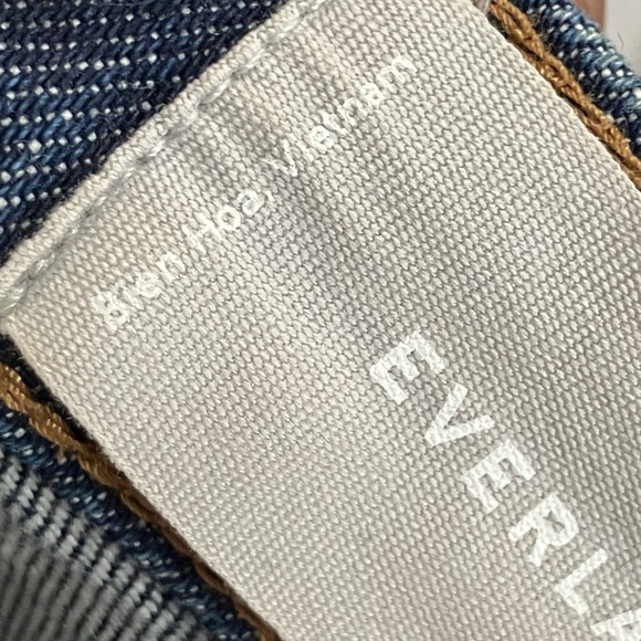 Everlane Skinny Jeans Dark Wash Mid Rise Women's Size 29 Denim Minimalist - Picture 10 of 13